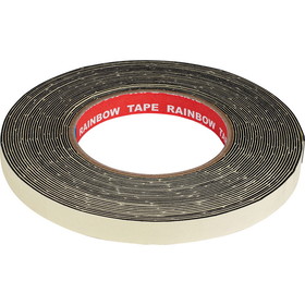 Parts Express Double Sided 1/2" x 3/64" Black Mounting Tape 30 ft. Long