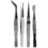 Parts Express 4 Piece Tweezer Set