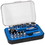 Parts Express 18 Pc Ratchet Tool Set with Double-Ended Aluminum Handle