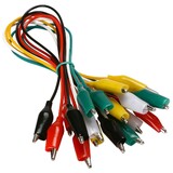 Parts Express 360-150 Small Alligator Clip Test Lead Set 10 Pcs.