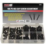Grip Tools 43134 106-Piece Hex Cap Screw Kit