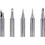 Parts Express Replacement Tips for 370-500 60W Digital Soldering Iron 5-Pack