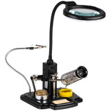 Stahl Tools HH3 LED Magnifying Lamp with Third Helping Hand and Soldering Iron Holder