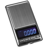 Parts Express Digital Pocket Scale 500g Capacity x 0.01g Detail with Large 1/2