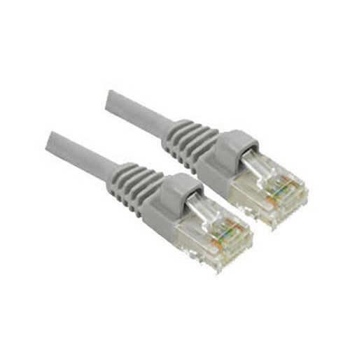 Gray CAT5e Patch Cable with Boot Ziotek 2ft 