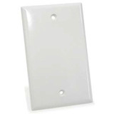 Dalco Blank Wall Plate White Smooth