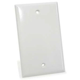 Dalco Blank Wall Plate White Smooth