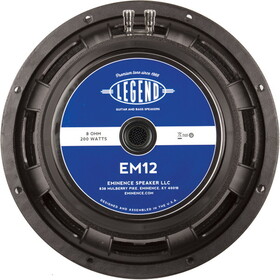 OPEN BOX Eminence Legend EM-12 12" Guitar Speaker 8 Ohm