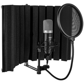 Talent All-In-One Home Recording Studio -- Vocal Booth - USB Mic - Shock Mount - Pop Filt