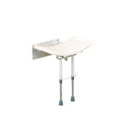 Homecraft 538D Wall-Mounted Steel Shower Seat