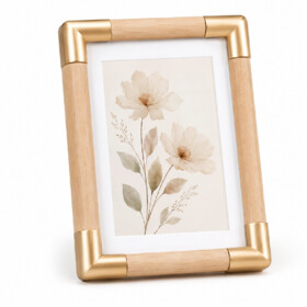 Aspire Copper Tenon and Wooden Frame, Calligraphy Art Display Frame, Hanging or Displaying