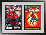 Perfect Cases Double Comic Book Frame with Classic Moulding