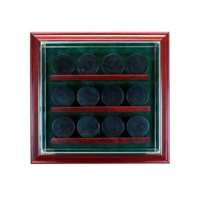 Perfect Cases 12 Hockey Puck Cabinet Style Display Case