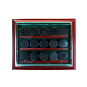 Perfect Cases 15 Hockey Puck Cabinet Style Display Case