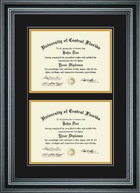 Perfect Cases Double Diploma Frame for 11x14" Diploma