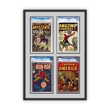 Perfect Cases and Frames Quad 4 Graded Comic Book Frame