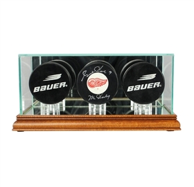 Perfect Cases Triple Puck Display Case