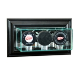 Perfect Cases Wall Mounted Triple Puck Display Case