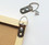 100 Pack Heavy Duty Large Wide D Ring Frame Picture Hangers Double Hole with Screws for Home Decoration Picture Frame Hanging