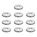 10 Pack Pipe Hole Cover Plate Stainless Steel Escutcheon Flange Plate Pipe Cover 5/6 Inch