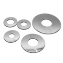 4 Pack Open Escutcheon Pipe Cover Plate Stainless Steel Split Flange Cover