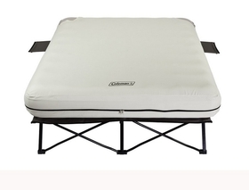 Coleman Queen Airbed Cot W/ Side Tables and 4D Battery Pck, 2000020270