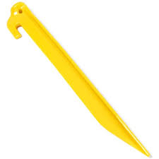 Coleman Tent Stake - 9" Plastic (Yellow), 268240A
