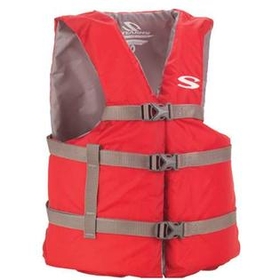 Coleman Life Vest -Adult Universal - Red/Gray, 3000004474