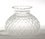 B & P Shade 7" Clear Quilted Glass, 303-1