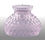 B & P Shade 7" Pink Quilted Glass, 303-8