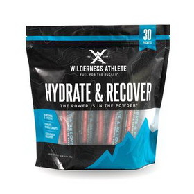 Wilderness Hydrate & Recover Packets (Strawberry Pomegranate) (30 Count), 4040
