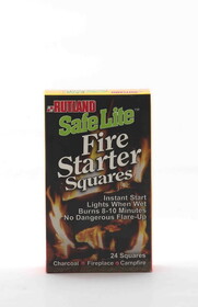 Rutland Safe Lite Fire Starter - Carton 24 Squares
