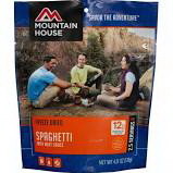 Mountain House Spaghetti W/ Meat Suace, 55-120