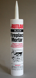 Rutland Black Fireplace Mortar - Cartridge, 63-R