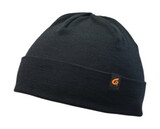 Point6 Wool Beanie Double Layer Black