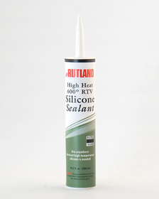 Rutland Black 600' High Heat Silicone - Cartridge, 76B-R