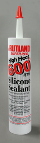 Rutland Red High Heat Silicone - Cartridge, 76R-R