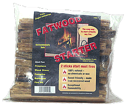 Dagan Industries Fatwood - 2 Lbs Poly Bag, FAT-1-DI