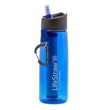 LifeStraw Water Bottle w/ 2-Stage Filtration/Blue