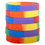 Muka 24 PCS Gay Pride Rainbow Silicone Wristbands, LGBTQ Rubber Bracelets for Pride Parade