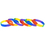 Muka 24 PCS Gay Pride Rainbow Silicone Wristbands, LGBTQ Rubber Bracelets for Pride Parade