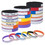 Muka 24 PCS Writable Silicone Bracelets Waterproof Blank DIY Bracelets for School Party ID Wristbands