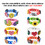 Muka 20 PCS Adjustable Silicone Wristbands with Holes Cute Bracelets for Boys Girls Swimming Identify (Mixed Colors)