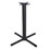Peter Meier 2036-40-MT Table Base 36"x36" Style X / 40" high / Black Matte, Price/Each