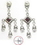 Painful Pleasures BAER023-pair Seductive Bali Dangle Sterling Silver Fashion Earrings