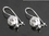 Painful Pleasures BAER054-pair Indonesian Bling Style Sterling Silver Earrings