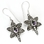 Painful Pleasures BAER061-pair Bali Butterfly - Indonesian Style Sterling Silver Earrings