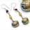 Painful Pleasures BAER095-pair Stunning Bali GOLD and Silver - Indonesian Earrings
