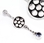 Painful Pleasures BAN044 Simple Dangle Bali Belly Ring 14g 7/16&quot; Body Piercing Jewelry