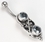 Painful Pleasures BAN081 14g 7/16&quot; Majestic Indonesian Pierced Belly Rings